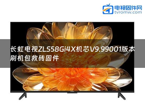 长虹电视ZLS58Gi4X机芯V9.99001版本刷机包救砖固件