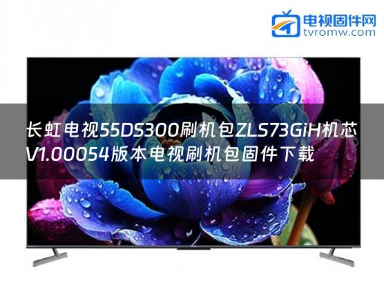 长虹电视55DS300刷机包ZLS73GiH机芯V1.00054版本电视刷机包固件下载
